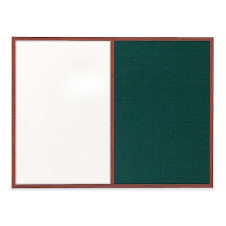 United Visual Products Slim Style Indoor Enclosed Corkboard, 48 UVRDS48SBH-BRONZE-PUMICE